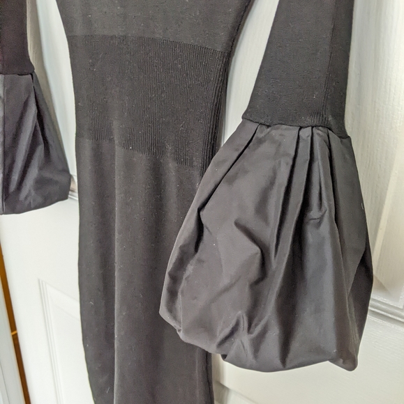 BCBG Puff Sleeve Body Con Dress - Picture 3 of 7